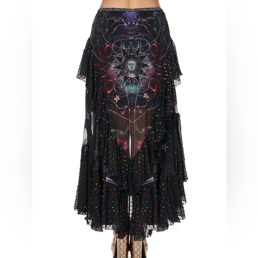 Camilla Midnight Moon House silk Maxi Skirt ♥️Rare Find! - Picture 3 of 15